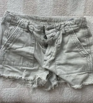 Green Denim Shorts thumbnail 2