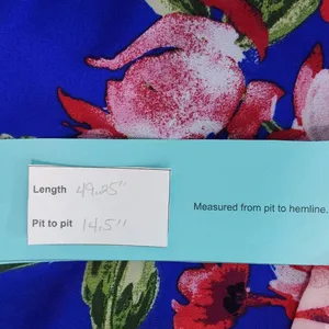 City Triangles Blue Floral Strapless Maxi Dress NWT Size Small Boho Maxi Dress thumbnail 11