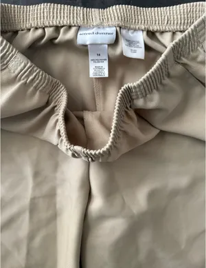 Alfred Dunner Classics Womens Straight Pull-On Pants 14 thumbnail 5