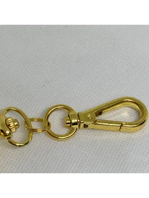 joy & iman Pocket Watch Quartz Clip On Purse Fob Gold Tone red dial running thumbnail 5