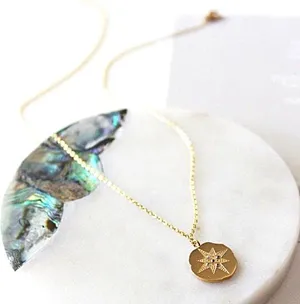 Starburst Pendant Gold thumbnail 4