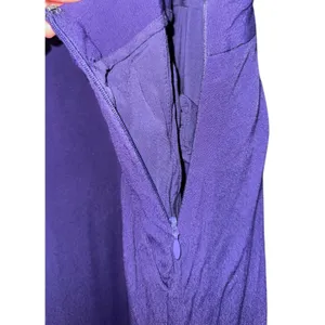 Maeve Anthropologie Purple‎ Overall Jumpsuit Suspender Wide Leg Sz 0 Boho *Flaw* thumbnail 7