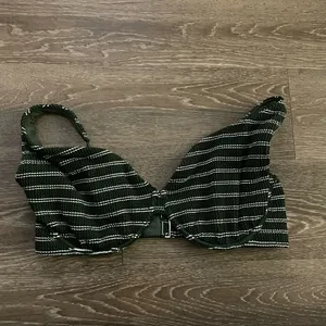 NWT Abercrombie & Fitch Curve Love Strap Underwire Green Bikini Top. Size Medium thumbnail 5