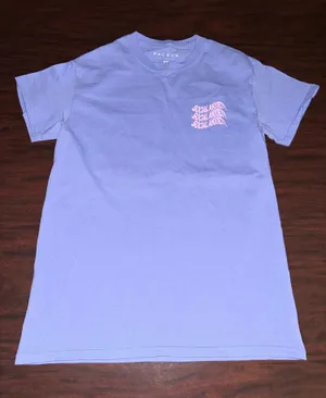 Pacsun Social Anxiety Graphic Short Sleeve Purple Tee Size Small thumbnail 1