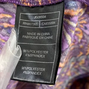 Jack by BB Dakota Purple Orange Printed V-Neck Maxi Dress Women's Size Medium M thumbnail 10