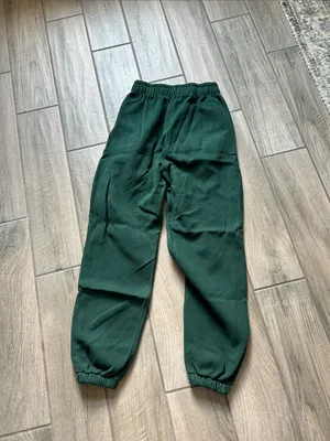 storets Dark Green Fleece Joggers thumbnail 4