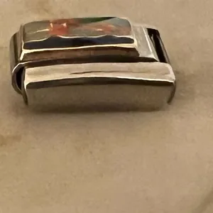 Puzzle Collection Italian 9mm Stainless Steel Golden Gate Bridge Charm Link EUC thumbnail 4