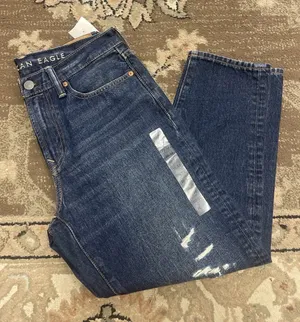 American Eagle Original Straight Jeans Men's 30x32 Blue Denim thumbnail 2