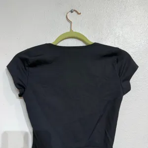 Free People Black Square Eyes Bodysuit Sz XS NWT thumbnail 10