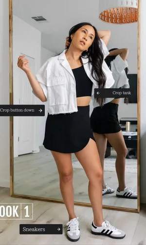 Zara New‼️ High Waisted Skort In Black Size S thumbnail 2