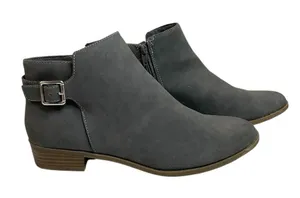 St. John's Bay SBJ Reeves Women’s Gray Ankle Boots Fall Boots thumbnail 1