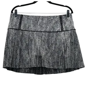 Lululemon Lost in Pace‎ Tennis Skort Skirt Black 12 thumbnail 2