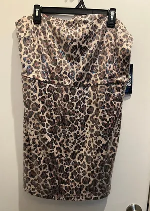 Madden NYC Sequin Cami Mini Tube Dress Size XL thumbnail 1
