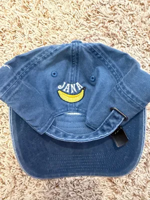 Women’s Navy Baseball Cap with Orange HOPE Embroidery thumbnail 3