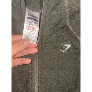 gymshark vital seamless warm jacket Medium Green thumbnail 4