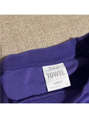 TNA purple terry crewneck thumbnail 5