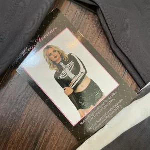 Leg Avenue Skeleton Mesh Crop Top Black High Neck Zipper Back Size S/P 8283 thumbnail 3