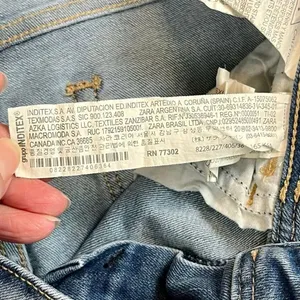 Zara Z1975 Distressed Ripped Skinny Denim Jean 4 thumbnail 8