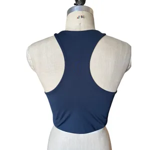 Girlfriend Collective Paloma Compression Bra in Navy Blue Size XL thumbnail 3