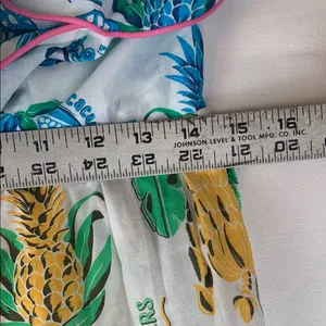FARM Rio size medium tiered midi cutout new Colorful Tropical Print Dress coveru thumbnail 8