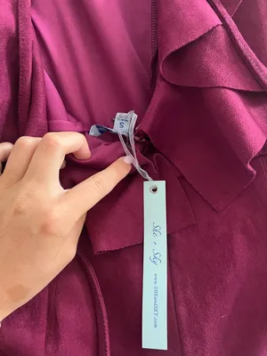 She + Sky Burgundy Suede Romper NWT thumbnail 5