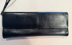 ALFANI | Leather clutch purse with strap thumbnail 2