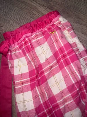 PINK Victoria’s Secret VINTAGE STYLE 2008 OG VS PINK Y2K Hot Pink Plaid Pj Pants thumbnail 9