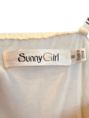 Sz M Sunny Girl Lightweight Lined Built-In Bra Gold Stud Detail Maxi Dress thumbnail 4
