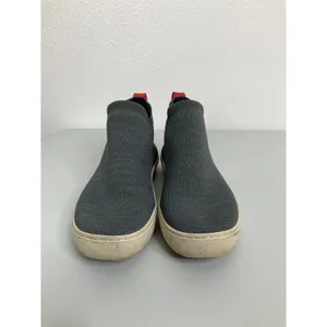 Rothys The Chelsea Slate Grey Knit‎ Slip On High Top Sneakers Womens 8 thumbnail 2