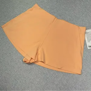 Lululemon Ribbed Softstreme High Rise Shorts Peach Bellini 12 NWT thumbnail 5