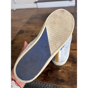 Rothy's The Sneaker 11.5 Grey White Salt and Pepper Slip On Knit Shoes thumbnail 5