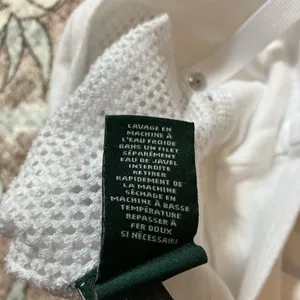 Ralph Lauren LRL Sweater Womens Large White Pullover Hoodie Thermal Waffle Knit thumbnail 10