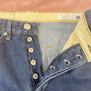 rag & bone Engineer High Rise Straight Jeans Size 26 Dark Indigo thumbnail 4