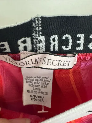 Victoria's Secret Boxer Pink & Red Plaid Sleep Shorts PJ shorts Small thumbnail 2