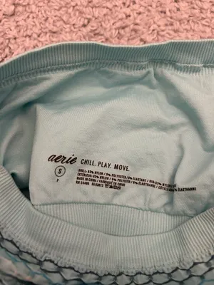 Aerie blue tube top with pattern thumbnail 4