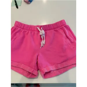 PINK Victoria’s Secret Pink Fleece Shorts Lounge Drawstring side Logo - XS thumbnail 6