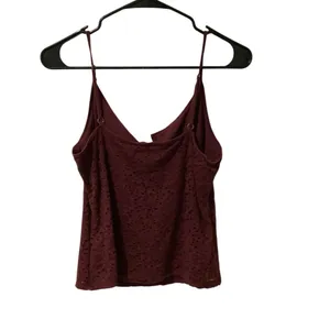 Hollister Lace-Up Maroon Fully lined Camisole thumbnail 6