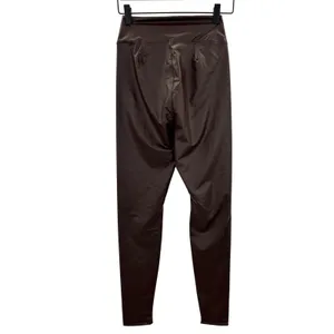 OFFLINE by Aerie Real Luxe‎ Hi-Rise Legging Chocolate Brown Faux Leather Med NWT thumbnail 4