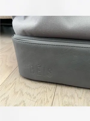BEIS The Convertible Weekender Bag in Grey thumbnail 6