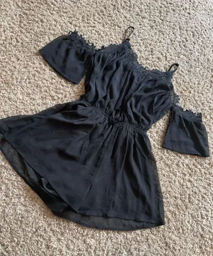 Love Culture Black Lace Romper thumbnail 1