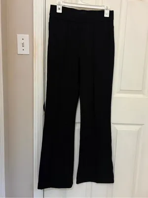 SCULPT-HER by NYDJ Pull-On Wide Leg High Rise Pants in Black with Lift Tuck Tech thumbnail 4