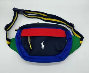 Polo Ralph Lauren Kids Colorblock Waist Bag Fanny Pack Crossbody Blue Red Green thumbnail 1