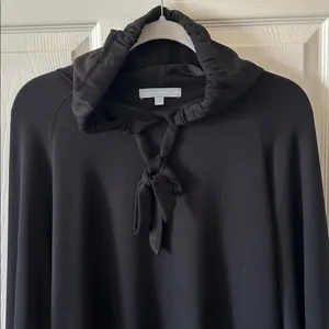 Antonio Melani Indie Sleaze Black Unwind Hoodie Soft Sweatshirt Sz LNWT thumbnail 4