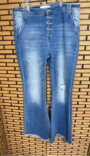 KanCan Wide Leg Jeans Size 15/31 thumbnail 1