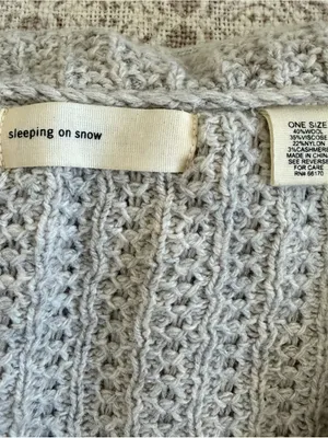 Sleeping On Snow Anthropologie Wool Capelet Sweater thumbnail 4