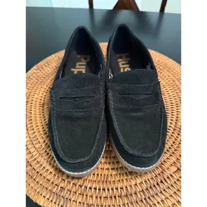 Hush Puppies Womens Black Suede Penny Loafers Bounce Comfort Shoes HW06683-001 9 thumbnail 2