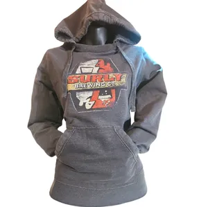 Women's Gray Surly Hoodie Small thumbnail 2
