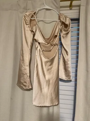 Princess Polly Dress Mini Silky Champagne thumbnail 3