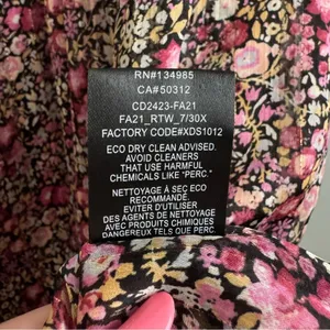 NEW For Love & Lemons Joelle Floral Maxi Dress M thumbnail 7