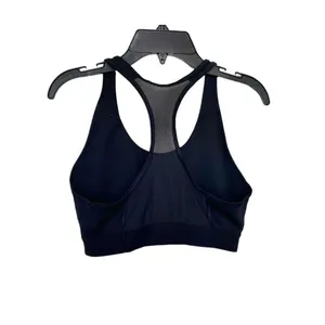 Adidas Top Cropped Activewear Sz Small Womens Sports Bra Logo Mesh Work Out Gym thumbnail 7